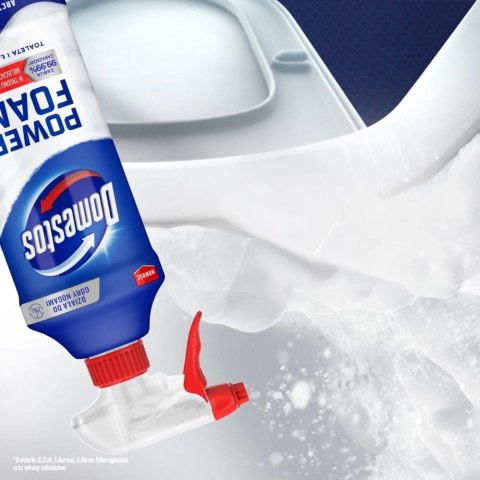 DOMESTOS POWER FOAM PIANA DO MYCIA TOALETY I ŁAZIENKI ARCTIC FRESH 435ML DOMESTOS POWER FOAM PIANA DO MYCIA TOALETY I ŁAZIENKI ARCTIC FRESH 435ML