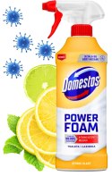 DOMESTOS POWER FOAM PIANA DO MYCIA TOALETY I ŁAZIENKI CITRUS BLAST 435ML