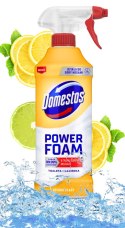 DOMESTOS POWER FOAM PIANA DO MYCIA TOALETY I ŁAZIENKI CITRUS BLAST 435ML