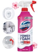 DOMESTOS POWER FOAM PIANA DO MYCIA TOALETY I ŁAZIENKI FLORAL FRESH 435ML