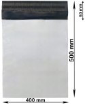 FOLIOPAKI KURIERSKIE BIAŁE B3 400x500MM - 100 SZT.