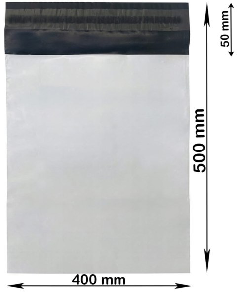 FOLIOPAKI KURIERSKIE BIAŁE B3 400x500MM - 50 SZT.