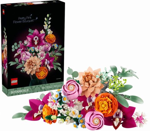 10342 - LEGO THE BOTANICAL COLLECTION - PIĘKNY BUKIET RÓŻOWYCH KWIATÓW