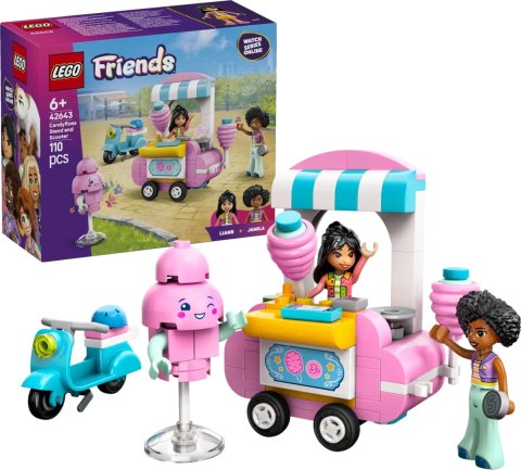 42643 - LEGO FRIENDS - STOISKO Z WATĄ CUKROWĄ I SKUTER 42643 - LEGO FRIENDS - STOISKO Z WATĄ CUKROWĄ I SKUTER