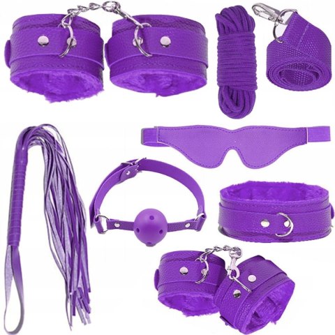 AKCESORIA EROTYCZNE - ZESTAW 7 EL. KIT-7-PURPLE