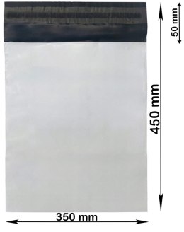 FOLIOPAKI KURIERSKIE BIAŁE C3 350x450MM - 50 SZT.