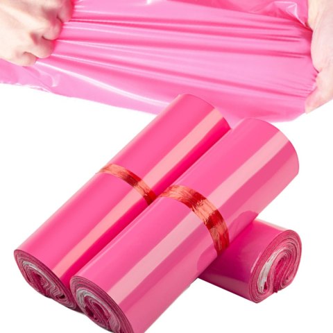 FOLIOPAKI KURIERSKIE RÓŻOWE B3 400x500MM - 100 SZT.