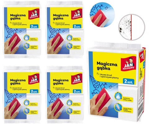 JAN NIEZBĘDNY MAGICZNA GĄBKA 10 SZT. JAN NIEZBĘDNY MAGICZNA GĄBKA 10 SZT.