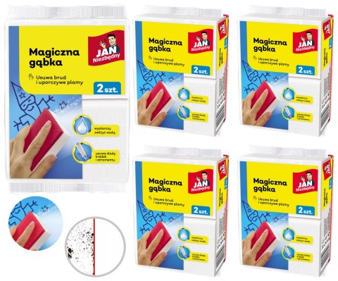 JAN NIEZBĘDNY MAGICZNA GĄBKA 10 SZT. JAN NIEZBĘDNY MAGICZNA GĄBKA 10 SZT.