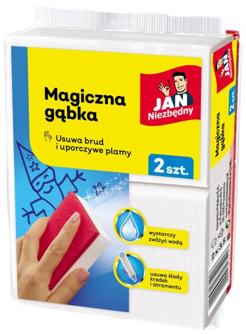 JAN NIEZBĘDNY MAGICZNA GĄBKA 2 SZT. JAN NIEZBĘDNY MAGICZNA GĄBKA 2 SZT.
