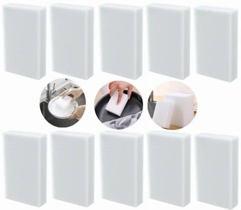 MAGICZNA GĄBKA 100x60x15MM - 10 SZT.