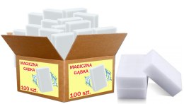 MAGICZNA GĄBKA 100x60x15MM - 100 SZT.