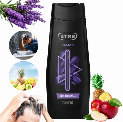 STR8 ŻEL POD PRYSZNIC 400ML GAME STR8 ŻEL POD PRYSZNIC 400ML GAME