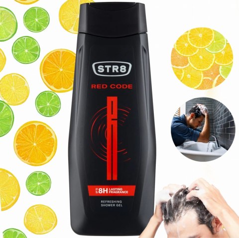 STR8 ŻEL POD PRYSZNIC 400ML RED CODE STR8 ŻEL POD PRYSZNIC 400ML RED CODE