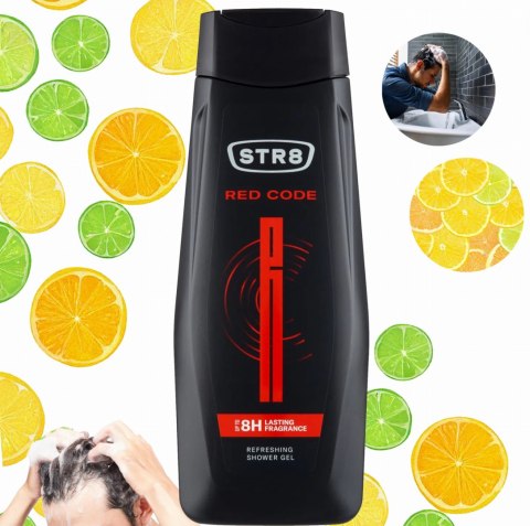 STR8 ŻEL POD PRYSZNIC 400ML RED CODE STR8 ŻEL POD PRYSZNIC 400ML RED CODE