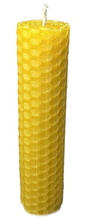ŚWIECA Z WOSKU PSZCZELEGO - 1 SZT.
