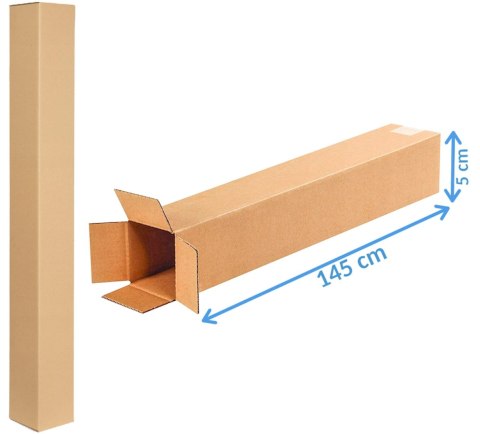 TUBA KARTONOWA 50x50x1450MM 3W 400G/M2 - 10 SZT.