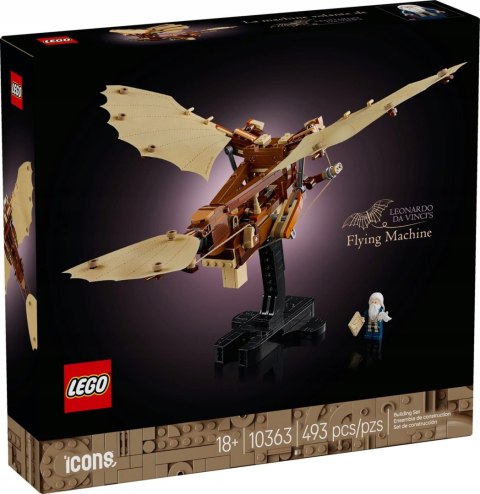 10363 - LEGO ICONS - MASZYNA LATAJĄCA LEONARDA DA VINCI 10363 - LEGO ICONS - MASZYNA LATAJĄCA LEONARDA DA VINCI