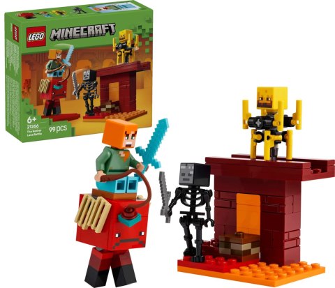 21266 - LEGO MINECRAFT - BITWA NA MOŚCIE NETHERU 21266 - LEGO MINECRAFT - BITWA NA MOŚCIE NETHERU