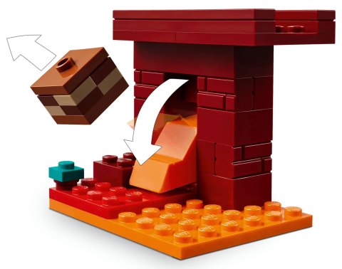 21266 - LEGO MINECRAFT - BITWA NA MOŚCIE NETHERU 21266 - LEGO MINECRAFT - BITWA NA MOŚCIE NETHERU