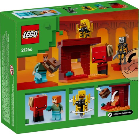 21266 - LEGO MINECRAFT - BITWA NA MOŚCIE NETHERU 21266 - LEGO MINECRAFT - BITWA NA MOŚCIE NETHERU