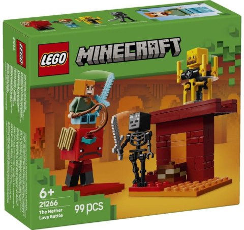 21266 - LEGO MINECRAFT - BITWA NA MOŚCIE NETHERU 21266 - LEGO MINECRAFT - BITWA NA MOŚCIE NETHERU