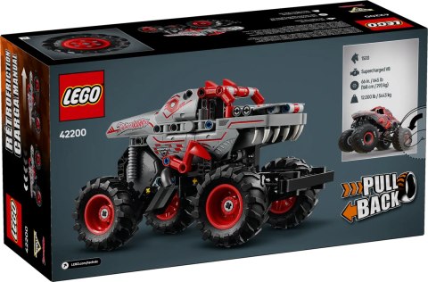 42200 - LEGO TECHNIC - MONSTER JAM™ THUNDERROARUS™ Z NAPĘDEM TYPU PULL-BACK 42200 - LEGO TECHNIC - MONSTER JAM™ THUNDERROARUS™ Z NAPĘDEM TYPU PULL-BACK