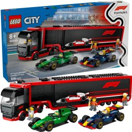 60445 - LEGO CITY - F1® CIĘŻARÓWKA Z BOLIDAMI RB20 I AMR24 F1®