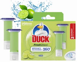 DUCK FRESH DISCS LIME - ŻELOWY KRĄŻEK DO TOALETY 72ML (2 x 36ML)