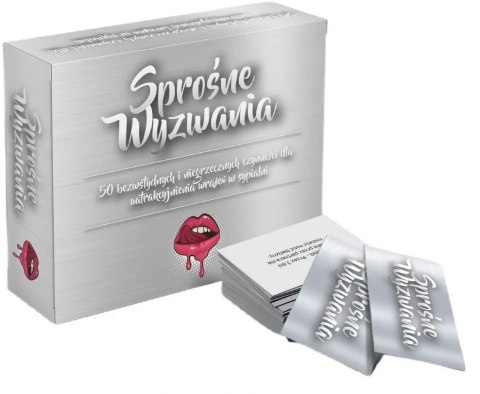 GRA KARCIANA DLA DOROSŁYCH - SPROŚNE WYZWANIA GRA KARCIANA DLA DOROSŁYCH - SPROŚNE WYZWANIA