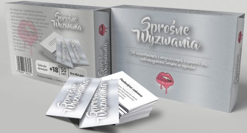 GRA KARCIANA DLA DOROSŁYCH - SPROŚNE WYZWANIA GRA KARCIANA DLA DOROSŁYCH - SPROŚNE WYZWANIA