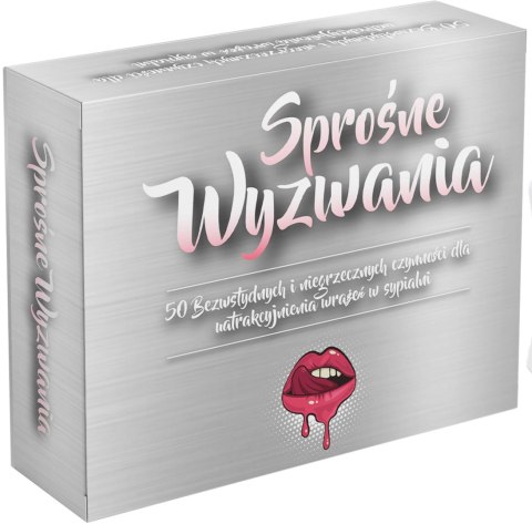 GRA KARCIANA DLA DOROSŁYCH - SPROŚNE WYZWANIA GRA KARCIANA DLA DOROSŁYCH - SPROŚNE WYZWANIA