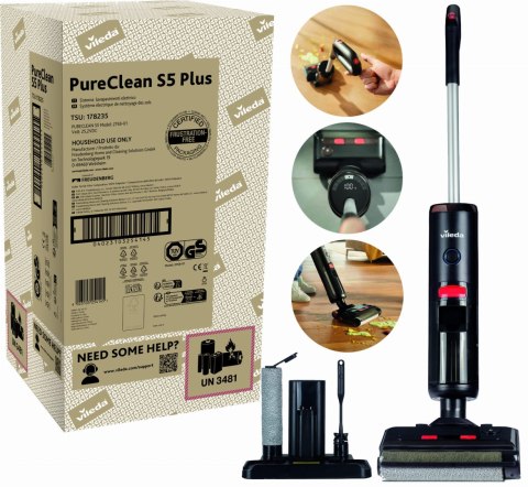 ODKURZACZ MYJĄCY VILEDA PURE CLEAN S5 PLUS ODKURZACZ MYJĄCY VILEDA PURE CLEAN S5 PLUS