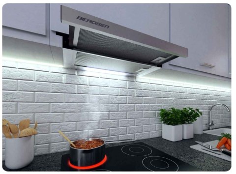 OKAP KUCHENNY TELESKOPOWY BERDSEN BT-229 INOX OKAP KUCHENNY TELESKOPOWY BERDSEN BT-229 INOX