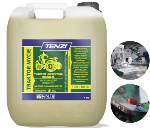 TENZI TRAKTOR MYCIE ŚRODEK DO MYCIA MASZYN ROLNICZYCH 5L TENZI TRAKTOR MYCIE ŚRODEK DO MYCIA MASZYN ROLNICZYCH 5L