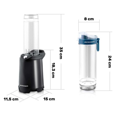 BLENDER SMOOTHIE 350W BD-752 BERDSEN CZARNY BLENDER SMOOTHIE 350W BD-752 BERDSEN CZARNY