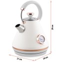 CZAJNIK ELEKTRYCZNY Z TERMOMETREM 1,7L BERDSEN BD-701 BIAŁY
