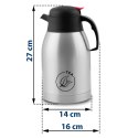 DZBANEK PRÓŻNIOWY DO HERBATY 2 L BERDSEN BD-780