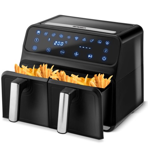 FRYTKOWNICA BEZTŁUSZCZOWA AIR FRYER BD-653 CZARNO-SREBRNA FRYTKOWNICA BEZTŁUSZCZOWA AIR FRYER BD-653 CZARNO-SREBRNA