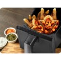 FRYTKOWNICA BEZTŁUSZCZOWA AIR FRYER BD-653 CZARNO-SREBRNA