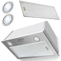 OKAP KUCHENNY PODSZAFKOWY 60 CM INOX BE-50