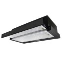 OKAP KUCHENNY TELESKOPOWY 50CM CZARNY BT-234