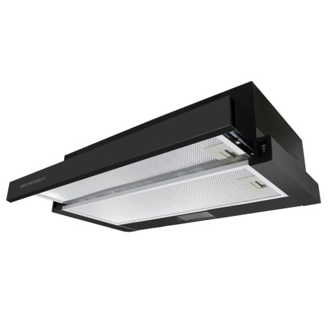 OKAP KUCHENNY TELESKOPOWY 50CM CZARNY BT-234 OKAP KUCHENNY TELESKOPOWY 50CM CZARNY BT-234