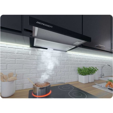 OKAP KUCHENNY TELESKOPOWY 50CM CZARNY BT-234 OKAP KUCHENNY TELESKOPOWY 50CM CZARNY BT-234
