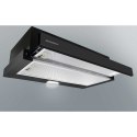 OKAP KUCHENNY TELESKOPOWY 50CM CZARNY BT-234