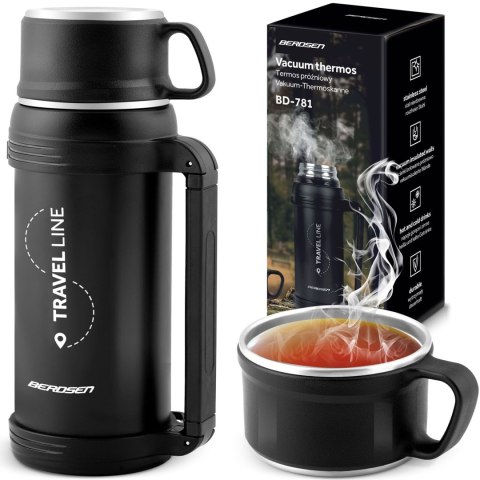 TERMOS PRÓŻNIOWY 1500 ML BD-781 CZARNY TERMOS PRÓŻNIOWY 1500 ML BD-781 CZARNY