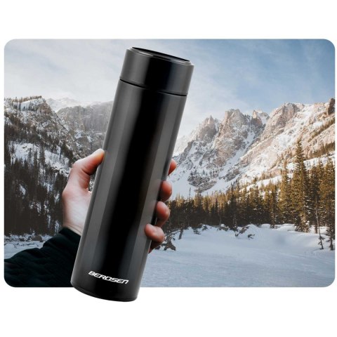 TERMOS PRÓŻNIOWY 420 ML BD-782 CZARNY TERMOS PRÓŻNIOWY 420 ML BD-782 CZARNY