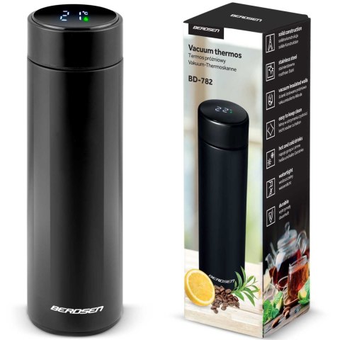 TERMOS PRÓŻNIOWY 420 ML BD-782 CZARNY TERMOS PRÓŻNIOWY 420 ML BD-782 CZARNY