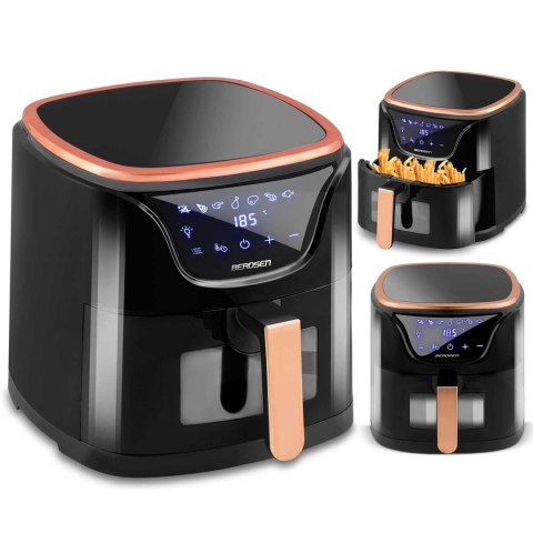 FRYTKOWNICA BEZTŁUSZCZOWA AIR FRYER BD-652 CZARNO-ZŁOTA FRYTKOWNICA BEZTŁUSZCZOWA AIR FRYER BD-652 CZARNO-ZŁOTA