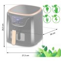 FRYTKOWNICA BEZTŁUSZCZOWA AIR FRYER BD-652 CZARNO-ZŁOTA